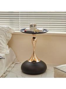 Luxurious and Creative Cream Style Bedside Table