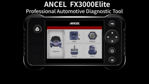 Ancel FX3000 Elite OBD2 Scanner Car Fault Code Diagnosis Tool JOBD/OBDII/EOBD Code Reader ABS/Engine/SRS/Transmission Car Diagnostic Tool Obd Scanner DTC Lookup Obd2 Gauge Display Ecu Scanner pk launch x431 thinkcar Plus