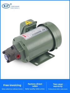 Electric Gear Oil Pump 220V TOP-12A Machine Tool Lubrication Compatible with TOP-11/13A Triangle Line Pumps Iron Casting