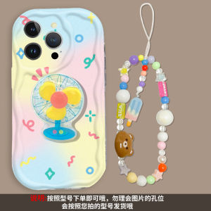 Transparent Silicone Rotating Fan Stand Apple 14 15 Phone Case Full Cover Protection for iPhone 13 pro Max 12 Mini Anti-Fall Compatible with 8P And plus Models