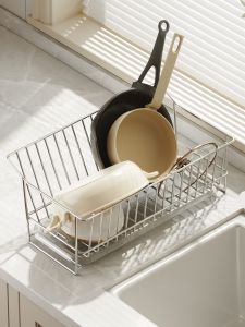 Drain Board with Knife Block and Pot Holder