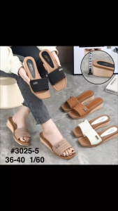 Elegant Braided Wedge Sandals Slipper for Women Indoor/Outdoor Comfort Footwear - CODE 3025-5