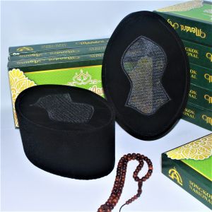 Songkok Pria Model Terbaru Terompah Nabi Hitam Peci Ac Terbaru Tinggi 9 Bahan Beludru Premium