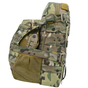 Nylon Tactical Molle Hydration PackMolle Hydration Carrier with Helmet Bag PouchHydropack for 3L Water Bladder