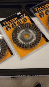 Tolsen Industrial Circular Grinding Wire Brush (125mm | 150mm | 180mm) For Bench or Angle Grinder