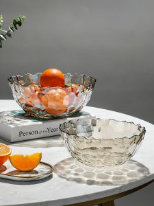 YINXIANG80YIGUAN | Luxury Design Fruit Plate Glass