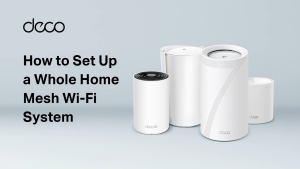 TP-Link Deco BE65 Pro BE11000 Whole Home Mesh TriBand WiFi 7 System |and 5Gbps Wired Connection