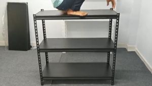 Kệ V lỗ đa năng Vinatech cao cấp - Thiết kế gài không dùng ốc vít (D1m x R40 x C1m x 3 tầng)