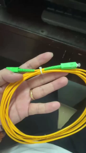 1m / 3m / 5m / 10m SC/APC-SC/APC Simplex Single-mode Fiber Optic Cable Patch Cord Global Coverage