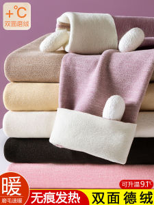 Quần Lót Giữ Nhiệt Cạp Cao Dày Dặn Cho Nữ Quần Lót Giữ Nhiệt Dervo Không Để Lại Dấu Vết Quần Lót Giữ Nhiệt Dày Lót Lông Cừu Màu Trơn