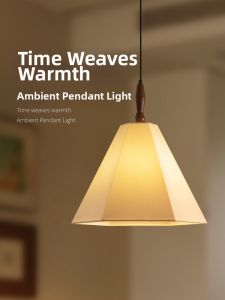 Vintage American Restaurant Pendant Light Walnut