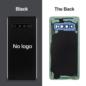 For Samsung S10/S10+ Back Battery Cover Glass Rear Housing Case Replacement Parts with Camera Lens for S 10 10Plus
