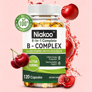 Vitamin B Complex Capsules maintain nervous system function support cardiovascular health and enhance immunity BASIC Vitamin B Complex Multiple Vitamins B1 B2 B6 B12 for Boost immunity Neural Health FDA