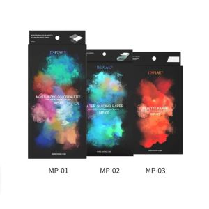 Dspiae MP Moisturizing Color Palette Long Term Moisturizing Color Box for Gundam Gunpla DIY Model Water-based Paints Water Guiding Paper Palette Paper Model Tool