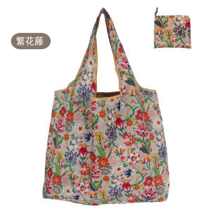 Eco-Friendly Reusable Shopping Bags Foldable Lightweight Women Handbag Totes Heavy Duty Washable Cloth Grocery Bags