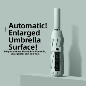 Automatic Opening and Closing Large Sturdy Dual-use Sun & Rain Umbrella