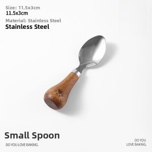 Stainless Steel Potato Masher with Wooden Handle Egg Smasher Baby Food Supplement Tool Home Kitchen Tool Potato Smasher