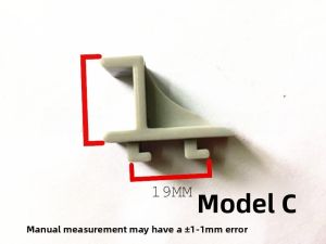 Stainless Steel Universal Cold Storage Refrigerator Display Case Freezer Rack Hook Plastic Fixed Clip K-Type Clamp