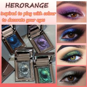 Monochrome Eye Shadow Flashing Brightening Long-Lasting Color Waterproof and Sweat-Proof Natural Cosmetics for Creating Exquisite Eye Makeup Music Festival Party Role-Playing