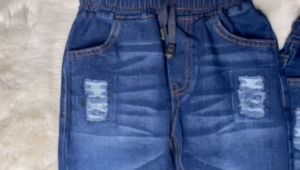 Glory Celana Jeans Panjang Anak Laki Laki Ripped Biowash