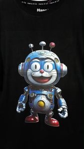 Kaos Pria 3 Dimensi Motif Animasi Doraemon Robot Tshirt Oblong Katun 24s H0142 By Hans & Co