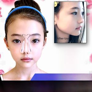 Childrens Nose Shaper Nasal Strap Nose Bridge Corrector Nasal Wings Reducer Beauty Nose Clip Facial Beauty Instrument Manual