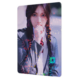 Custom Thick Photo Cards HD Round Corner Holographic Finish Kpop Album Fanclub Wholesale