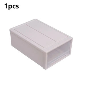 Drawer Slid Storage Box Large Stackable Clothes Storage Container Plastic Clear Underwear Quilt Cabinet Holder Closet Organizer