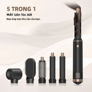 Máy Sấy Tóc Đa Năng Tích Hợp Bàn Chải Tạo Kiểu Tóc Nóng Có Thể Tháo Rời Sử Dụng Kép Làm Thẳng Và Uốn Dụng Cụ Tạo Kiểu Tóc Gia Đình Chất Liệu ABS