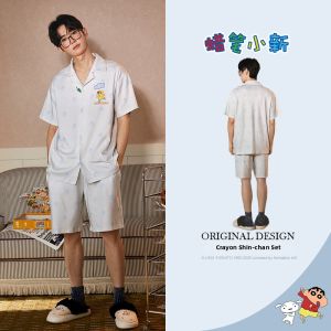GONGDIE | Cool Sensation Couple Cotton Short Sleeve Home Wear