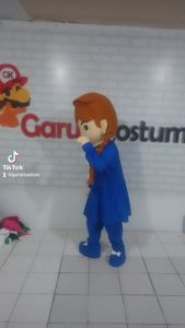 Kostum maskot badut princess anna frozen setelan dewasa lucu karnaval