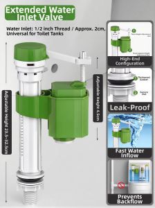 JIAYUN | Inlet and Outlet Valves for Toilet Cisterns Old Universal Type