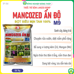 Thuốc Trừ Bệnh LANOZEB 800WP – MANCO ẤN ĐỘ (Bột Vàng) - Đặc Trừ Nấm Bệnh Trên Cây Trồng (Gói 1kg)
