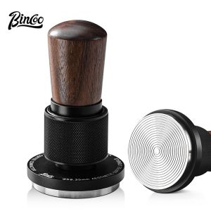 BINCOO Coffee Tamper Set Hammer 30-pound Constant Force Impact Espresso Tamping Device Powder Distributor Base Set 51/58MM