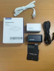 Bộ sạc bàn  Kovol Charging Mate GaN KV-PC002 PD 4 por 65W 4 cổng 2C2A