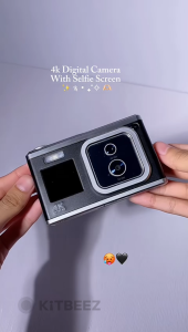 【KiTBEEZ KP-1】4K Dual Screen Camera Digital Camera High-Definition Dual Screen 16x Optical Zoom CCD Camera Selfie Beauty Camera student camera