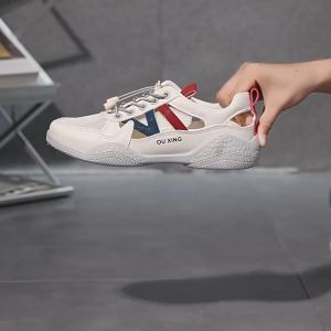 Giày Thể Thao Sneaker Sandal nữ đế cao su mềm phối lưới thoáng khí siêu nhẹ êm chân MSP666 Shoes