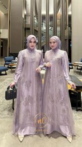 (1) VIOLA Dress By NEW LUSY | Ori Baju Dress Terbaru Gamis Wanita Muslimah. Nazra Sha