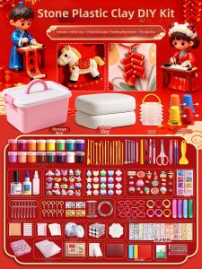 No-Bake Non-Toxic Child-Friendly Molding Clay