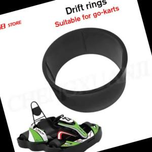 5 Inch Go Kart Modified Plastic Wheel Replacement PVC Drift Ring For 11X7.10-5 10X4.50-5 Inch Tire Wheel Sleeve Street