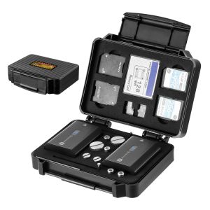 FOMITO Camera Battery Storage Case Memory Card Box for SD TF Card Canon LP-E9 Sony NP-FZ100 NIkon EN-EL15 Fujifilm