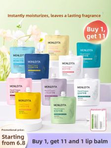 MONLEYTA | Portable Hand Cream Set For Men And Women Moisturizing Anti-Wrinkle Hydrating Travel Size Pack Of 10 Genuine Product