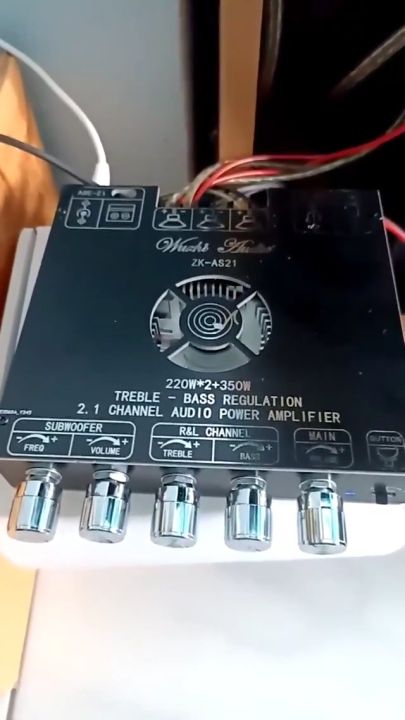 ZK-AS21/ZK-HT21โมดูลเครื่องขยายเสียงดิจิตอล 220WX2 + 350W/160W*2+220W ...