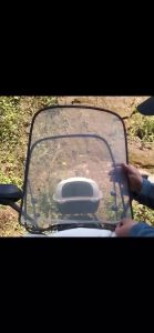 Windshield Extension Spoiler Universal Pc Windshield Widened Edging Wind Deflector For Motorcycle