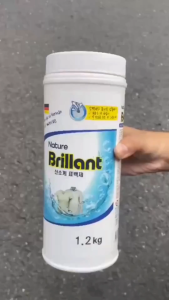 Bột tẩy trắng quần áo Nature Brillant 1.2kg Oxi Hàn Quốc hỗ trợ tẩy ố vàng làm sạch vết bẩn