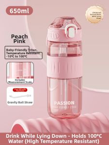 XIAOCHUSHU | Maternity Water Bottle Straw Cup Gravity Ball