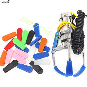 50pcs Crane Claw Paw Covers for Game Vending Machine Candy Capsule Ball Pliers Anti-Slip Silicone Sleeve Elastic Foot Covers