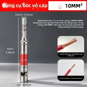 Dụng Cụ Bóc Dây Điện Đa Năng Hình Lục Giác Tay Cầm Tiện Dụng Chất Liệu Chrome Vanadium Dùng Được Cho Cả Hai Tay Dùng Để Bóc Dây Phế Liệu