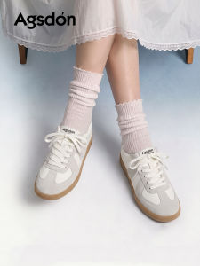 Agsdon | Leather Ballet Flat Casual Sports Shoes