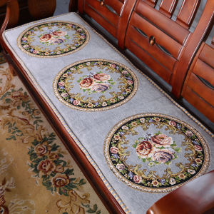 Bộ Ba Ghế Sofa Bằng Gỗ Thật Dày Kiểu Trung Quốc Cổ Điển Mùa Đông Bằng Gỗ Cam Màu Đỏ Cho Ghế Sofa Ba Người Bằng Mút